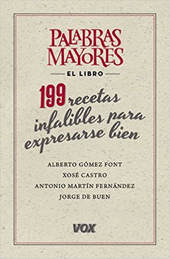Cubierta de la edición española (Vox) de Palabras Mayores, el libro...