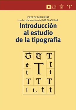 Cubierta de la edición española de «Introducción al estudio de la tipografía»
